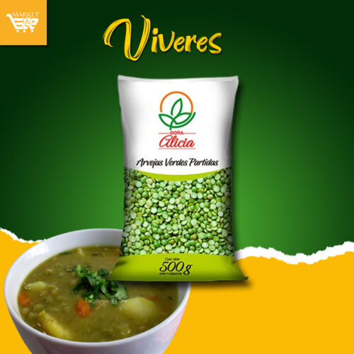 Arvejas verdes Doña Alicia 500gr